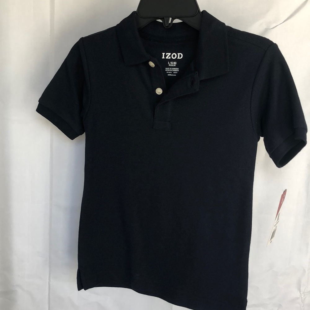 Izod navy polo for boys